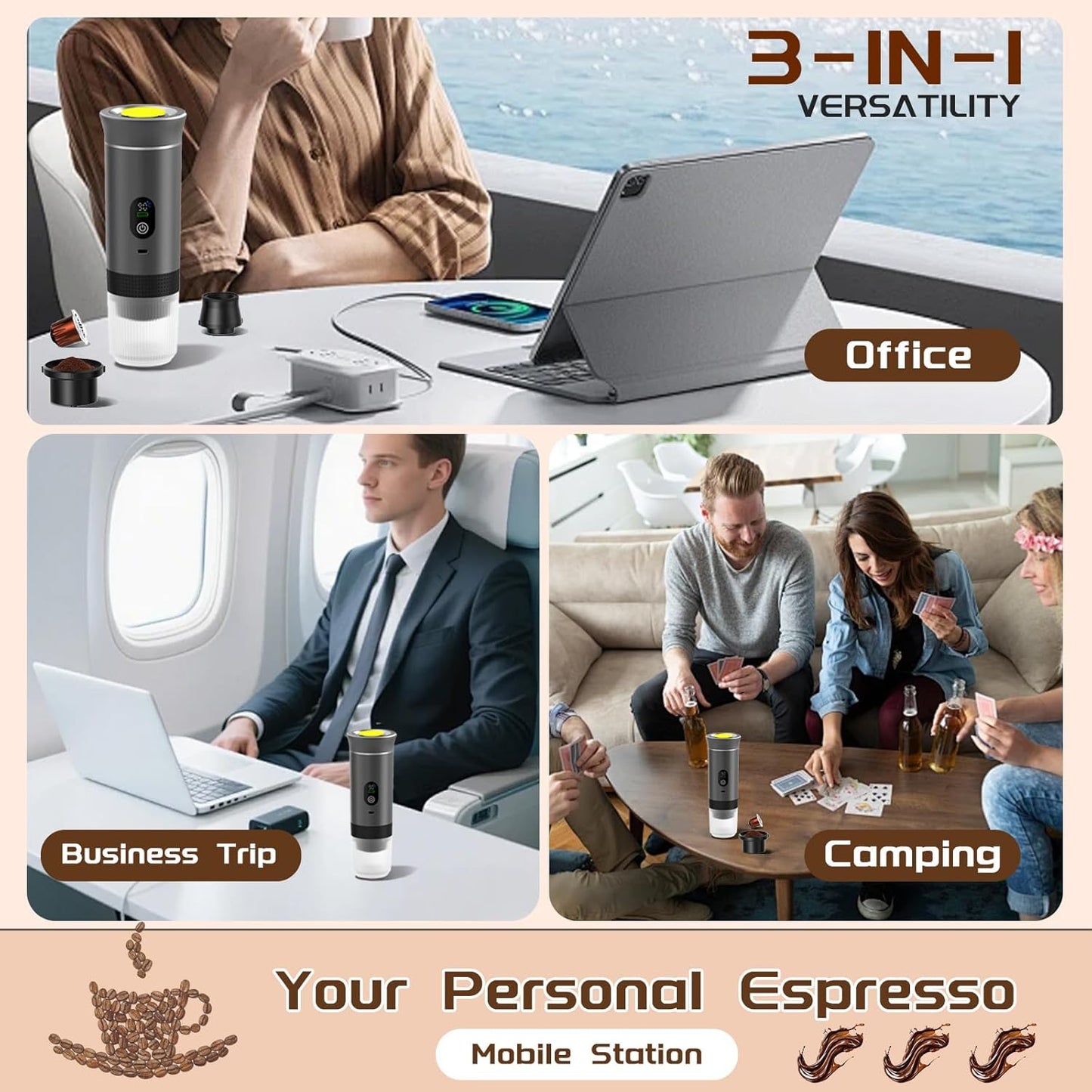 PortaBrew 3-in-1 Espresso Machine